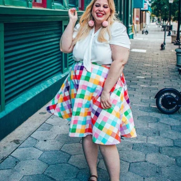 Modcloth Multicolor A-Line Skirt - Picture 9 of 9